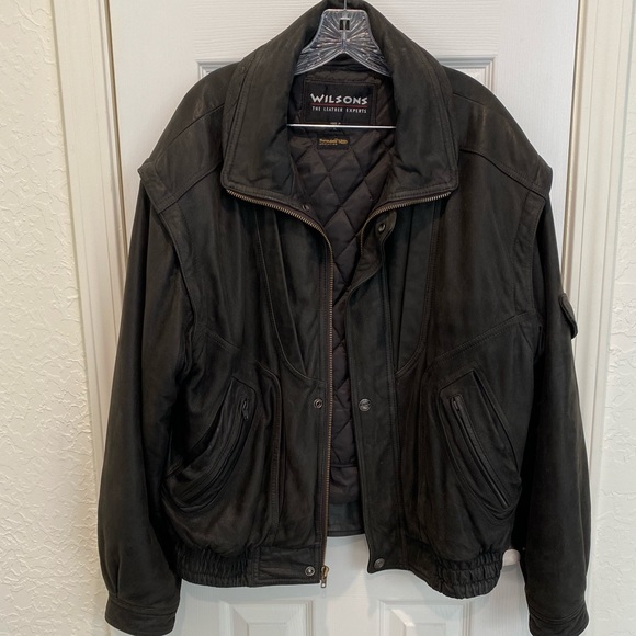 Wilsons Leather Other - Vintage Wilson Thinsulate Bomber Leather Jacket Lg